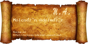 Molcsán Adelmár névjegykártya